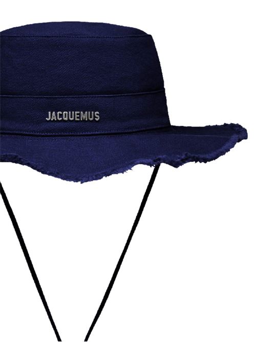 Dark navy blue cotton hat Jacquemus | 213AC0025106390