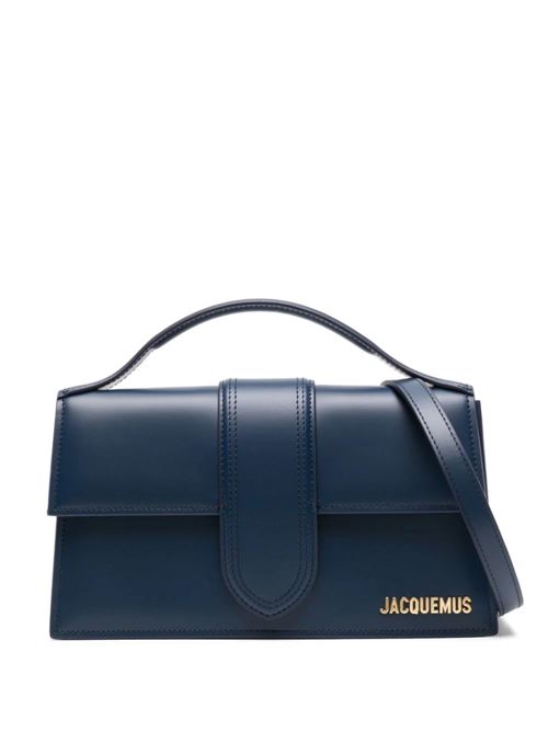 Dark navy blue calf leather bag Jacquemus | 213BA0073100390