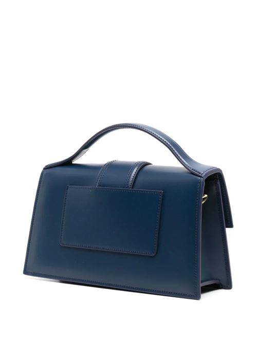 Dark navy blue calf leather bag Jacquemus | 213BA0073100390