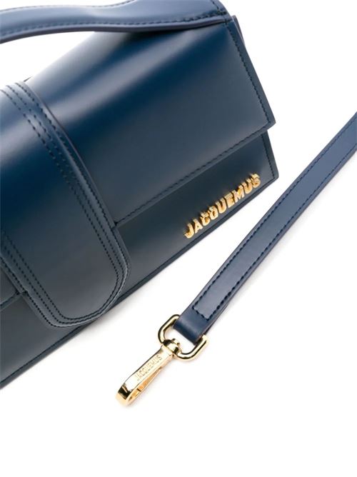 Dark navy blue calf leather bag Jacquemus | 213BA0073100390