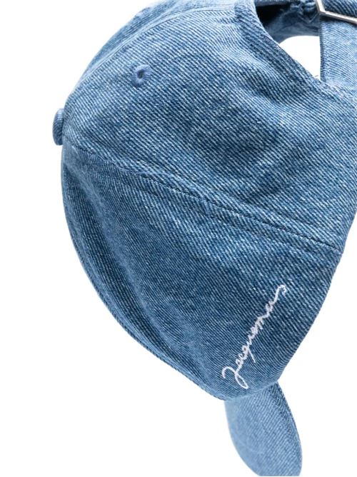 blue cotton denim six-panel construction Jacquemus | 216AC0093176330