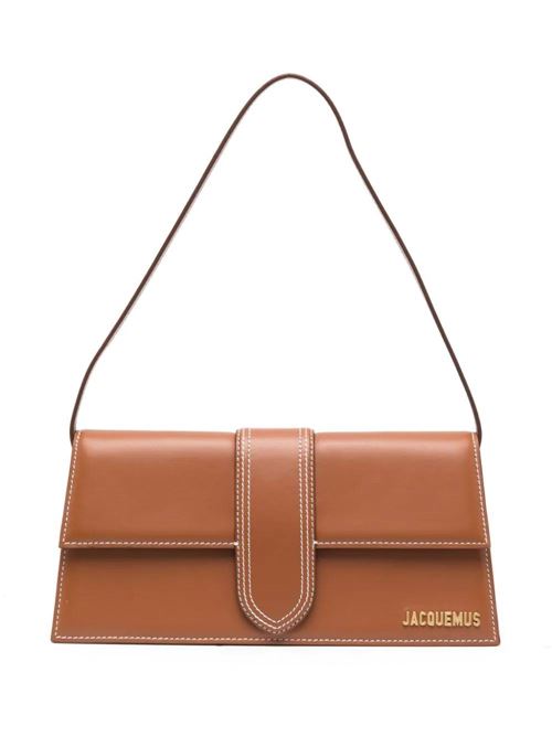 Logo-plaque leather shoulder bag Jacquemus | 221BA0133072811