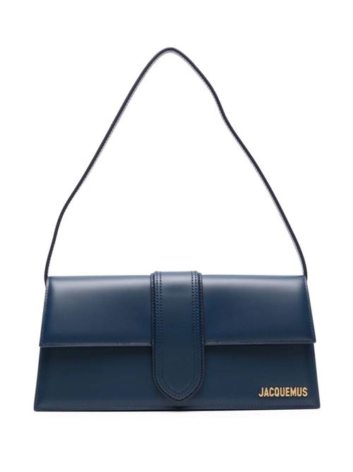 Navy blue calf leather bag Jacquemus | 221BA0133100390