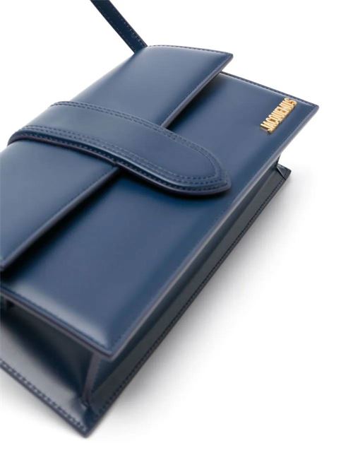 Navy blue calf leather bag Jacquemus | 221BA0133100390