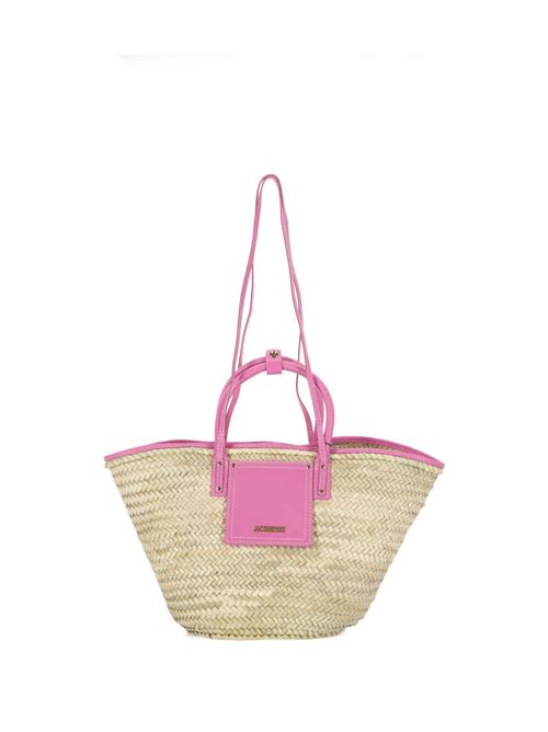 borsa beige e rosa Jacquemus | 223BA0453060434