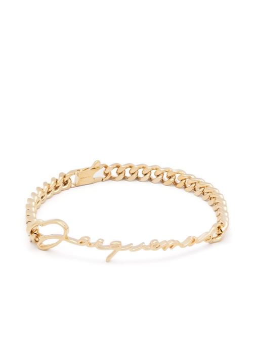 bracciale a catena con logo Jacquemus | 223JW3325845280