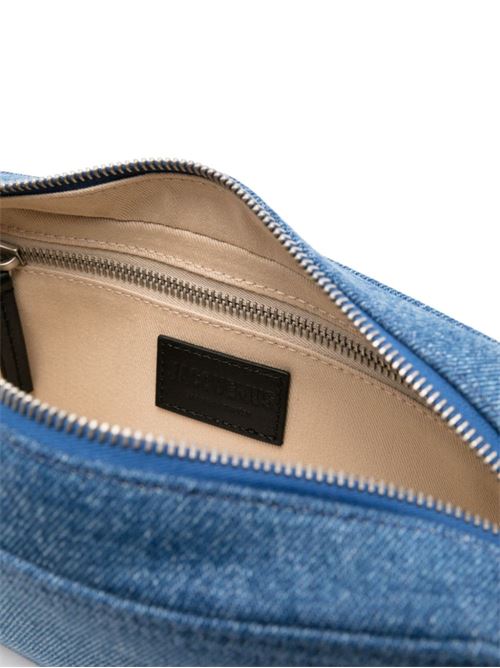 Medium blue/light beige cotton denim bag Jacquemus | 235BA0923176330