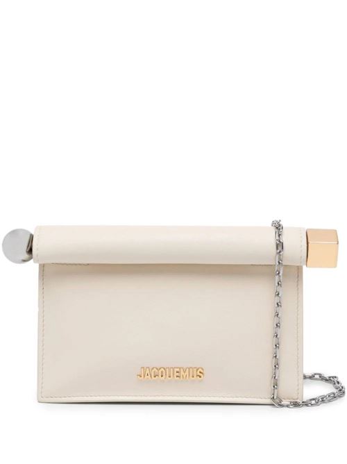 Borsa in pelle di agnello bianco Jacquemus | 241BA3923171115