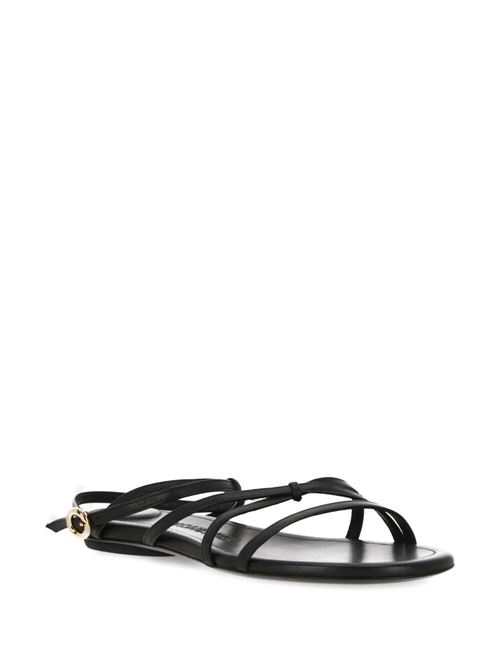 black calf leather round open toe multi-way strap design Jacquemus | 241FO0824303990