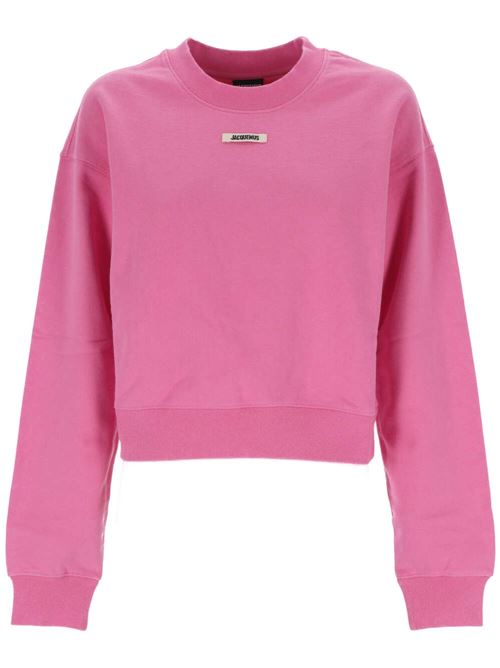 jersey di cotone rosa bubblegum toppa JACQUEMUS | 241JS1632341431