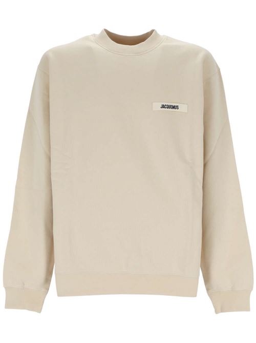 Beige cotton jersey sweatshirt Jacquemus | 245JS2062036150