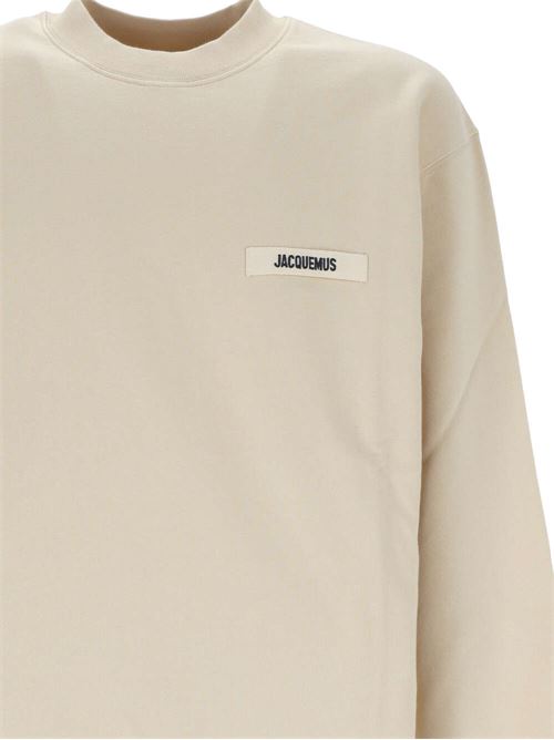 Beige cotton jersey sweatshirt Jacquemus | 245JS2062036150