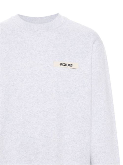 Grey cotton jersey sweatshirt Jacquemus | 245JS2062036950