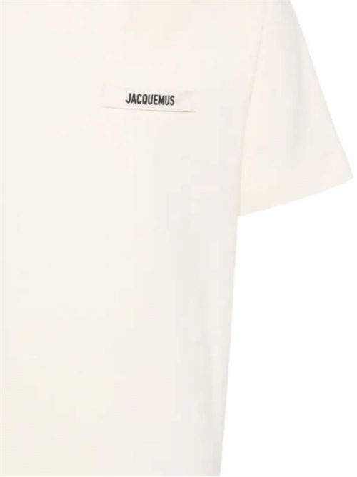 T-shirt in  cotone beige Jacquemus | 245JS2082125150