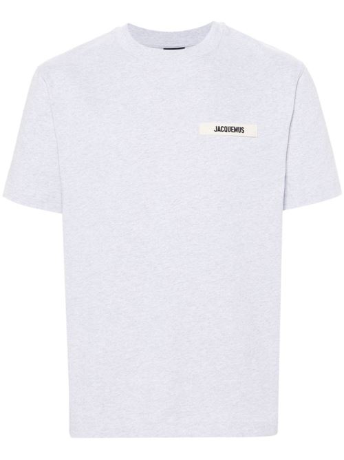 T-shirt in grey cotton Jacquemus | 245JS2082125950