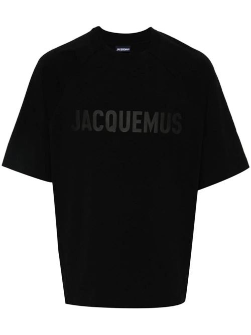 Black stretch-cotton t-shirt Jacquemus | 245JS2122031990