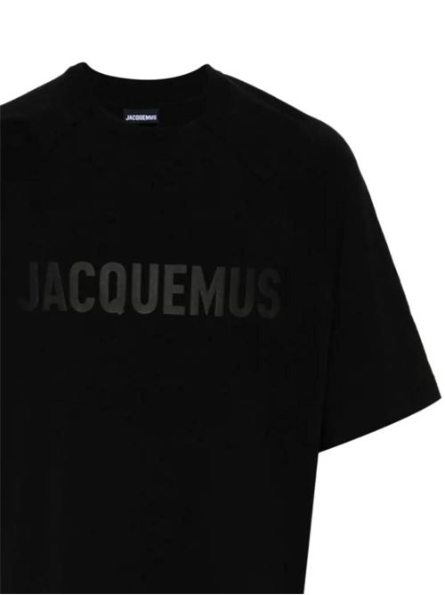 Black stretch-cotton t-shirt Jacquemus | 245JS2122031990