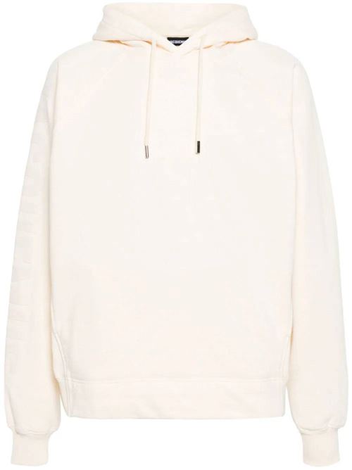 Ivory white cotton jersey sweatshirt Jacquemus | 245JS2342341130