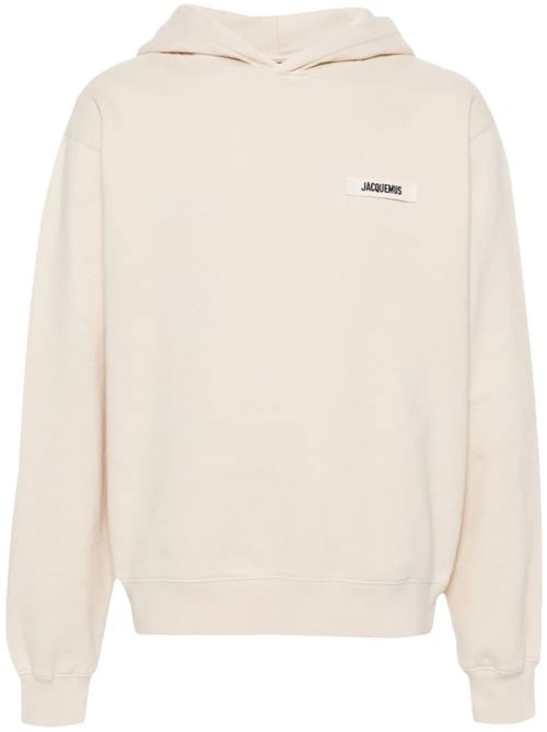 Light beige cotton sweatshirt Jacquemus | 245JS2472036150