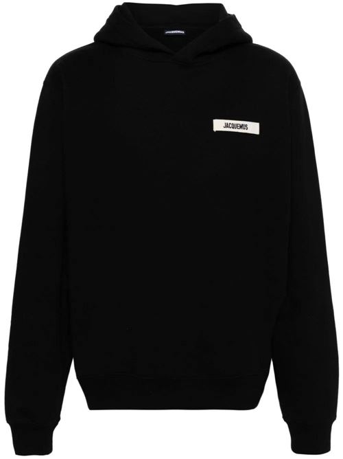 Black cotton jersey sweatshirt Jacquemus | 245JS2472036990