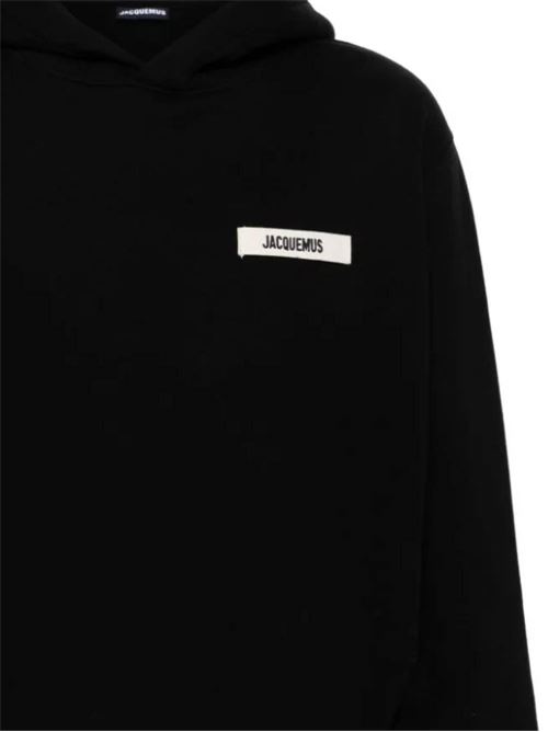 Black cotton jersey sweatshirt Jacquemus | 245JS2472036990