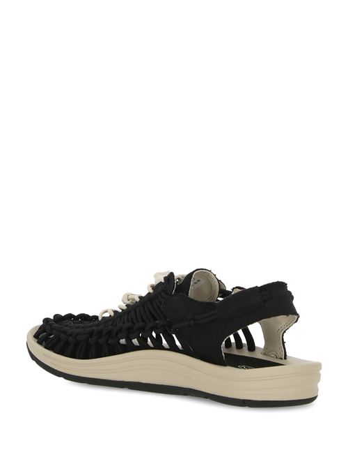 Uneek Canvas Women's Sandals black/birch KeEN | 1028565X