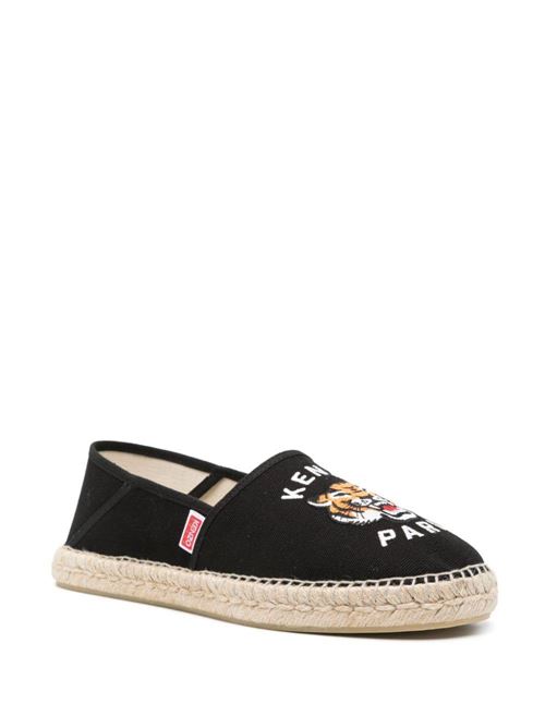 Espadrillas in tela nera Kenzo | FE55ES020F8199