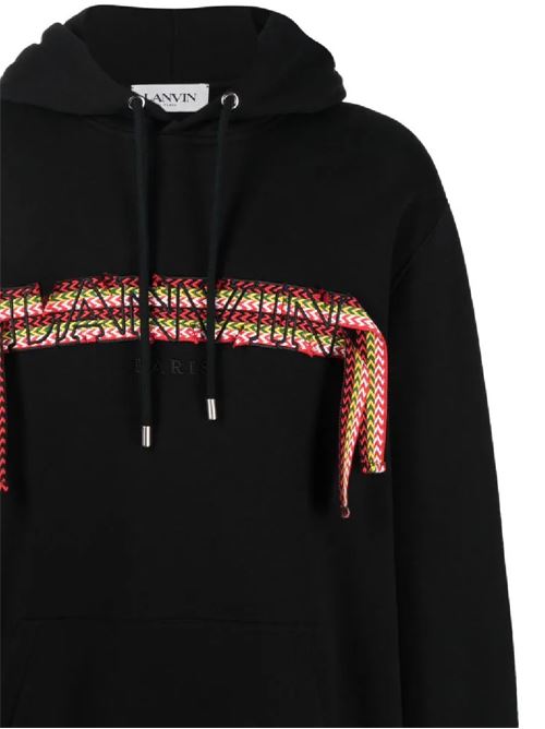 oversized logo-appliqué hoodie Lanvin | RMHO0009J199P2410