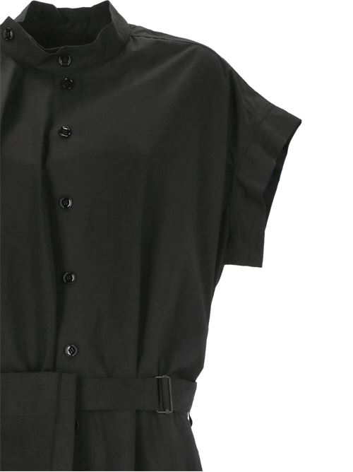 Black cotton dress. LEMAIRE | DR1063LF1234BK999BLACK