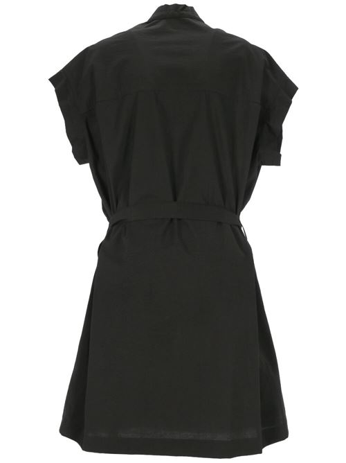 Black cotton dress. LEMAIRE | DR1063LF1234BK999BLACK