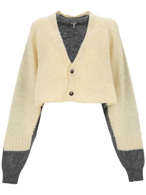 Cardigan realizzato in leggera lana spazzolata.  Loewe | S540Y16K628089