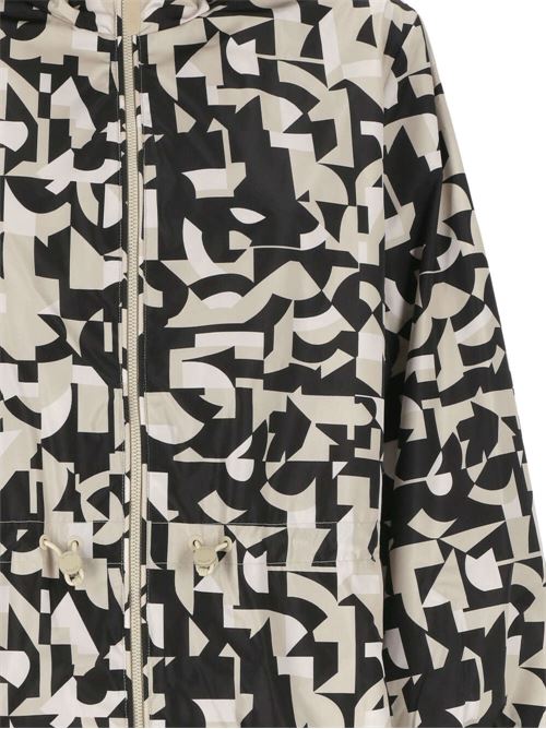 Black/multicolour recycled polyester jacket MACKAGE | DELIAC0001