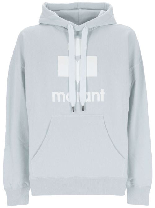 Light blue/ecru men's sweatshirt MARANT | SW0027HAB1M18HLUEC