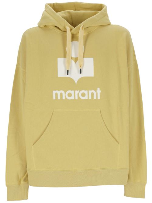 Sherbet yellow/ecru men's sweatshirt MARANT | SW0027HAB1M18HSUEC