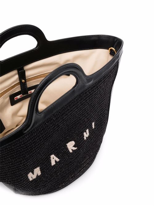 Fabric bag with printed logo and shoulder strap Marni | BMMP0068Q0P386000N99