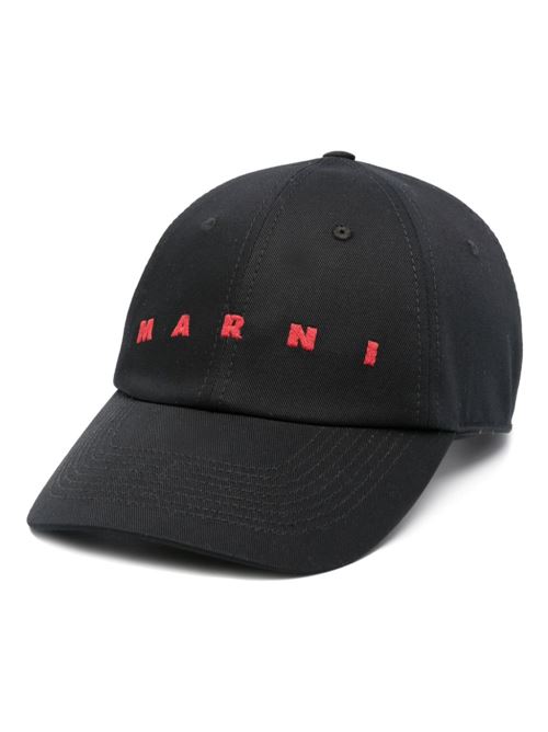 CAPPELLO DA BASEBALL NERO Marni | CLZC0108S0UTC31100N99