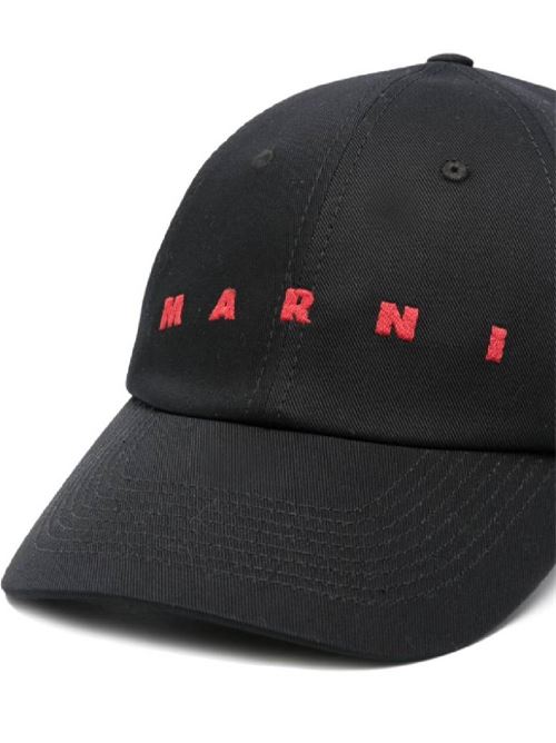 BLACK BASEBALL HAT Marni | CLZC0108S0UTC31100N99