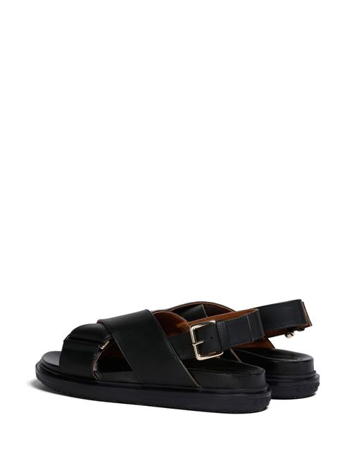 SANDALO FUSSBETT IN NERO Marni | FBMS015701P361400N99