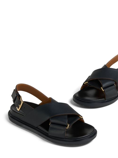 SANDALO FUSSBETT IN NERO Marni | FBMS015701P361400N99