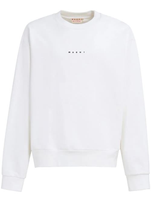 Logo-print cotton sweatshirt Marni | FUMU0074P9USCU87L2W02