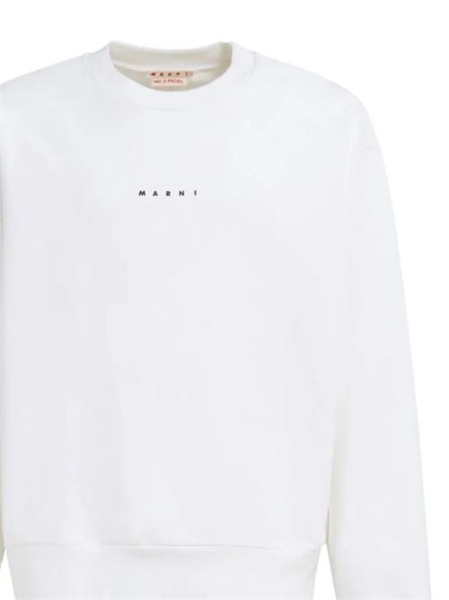 Logo-print cotton sweatshirt Marni | FUMU0074P9USCU87L2W02