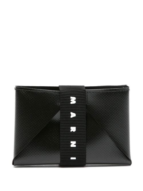 Origami logo-strap cardholder Marni | PFMI0008U9P576900N99