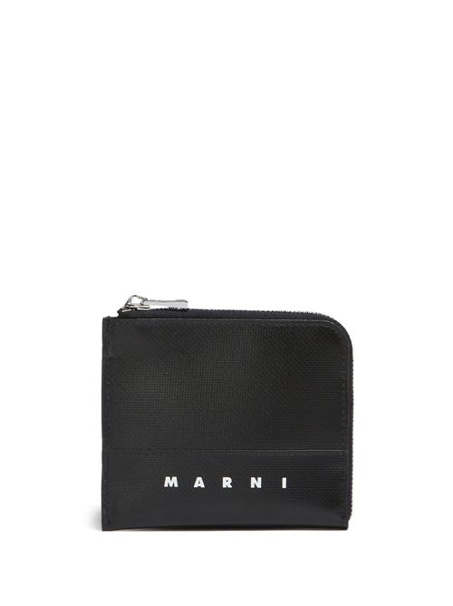 Logo Wallet Black Wallet Marni | PFMI0075A0P576900N99