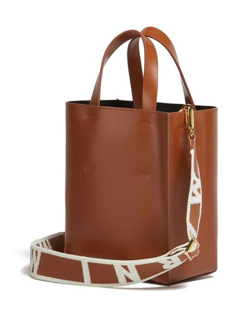 Shopper marrone cognac Marni | SHMP0039U1LV63900M66