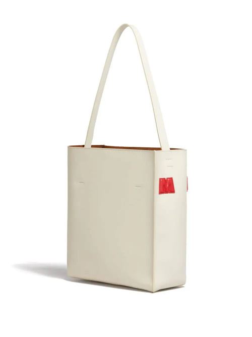 cream white calf leather smooth Marni | SHMP0111U0P6483ZO721