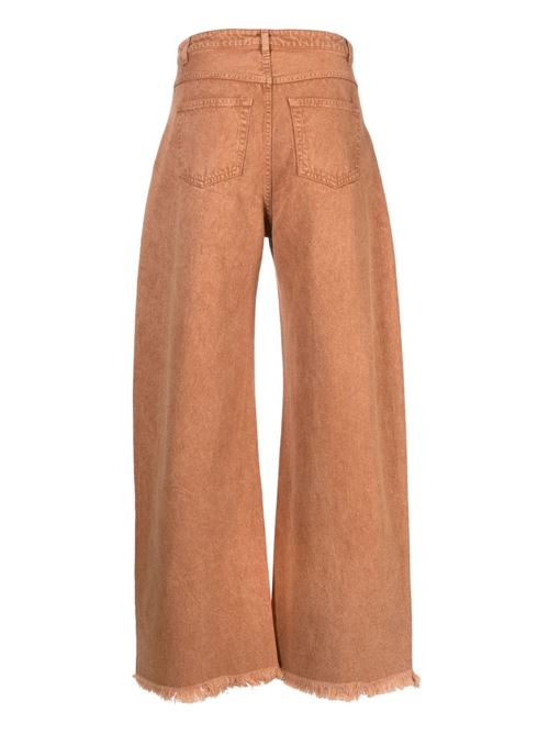 Camel brown woman jeans Marques'Almeida | RST24TR0014DRLBROWN