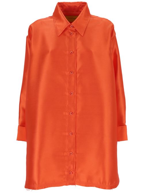 Camicia donna over color lava Marques'Almeida | SS24TP0172MKDORORANGE