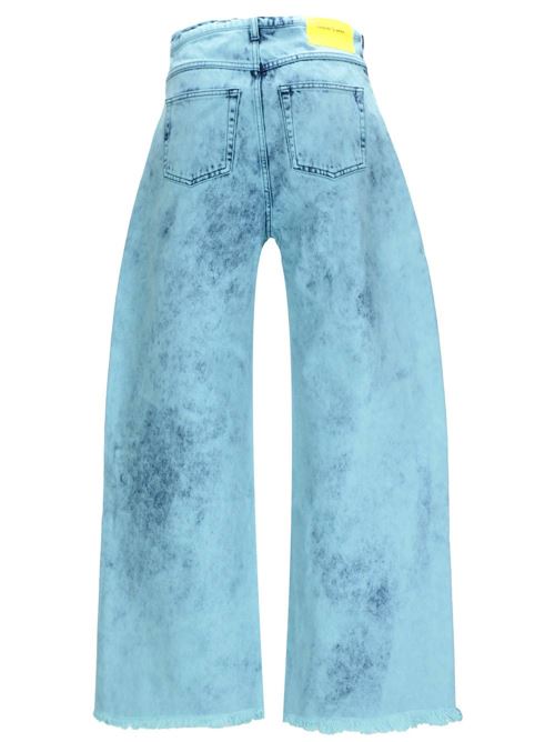 Turquoise blue-green woman denim Marques'Almeida | SS24TR0014DNCLTQTURQUOISE