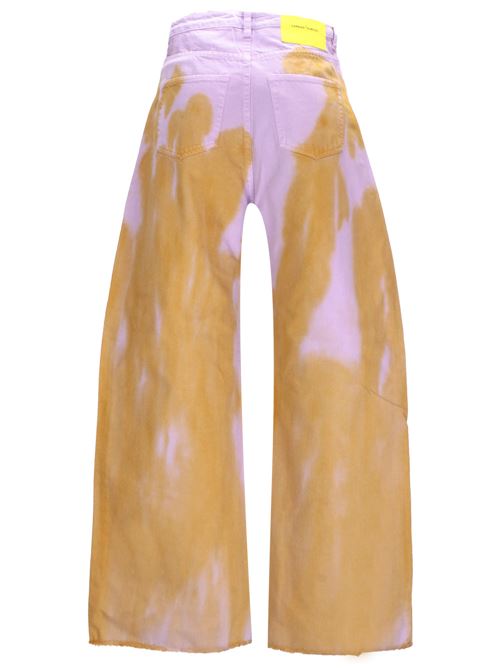 Orange/pink cotton woman denim Marques'Almeida | SS24TR0014DRLTDOPORANGE/PINK