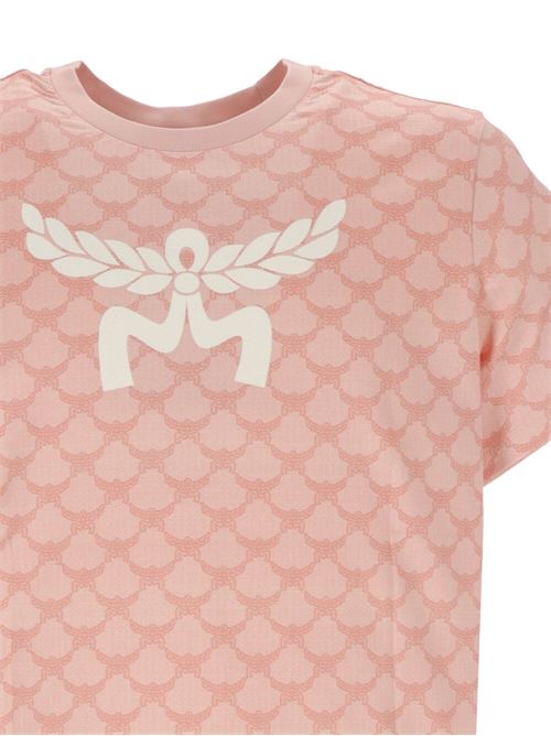 Flamingo pink woman t-shirt MCM | MFTESMM03P6